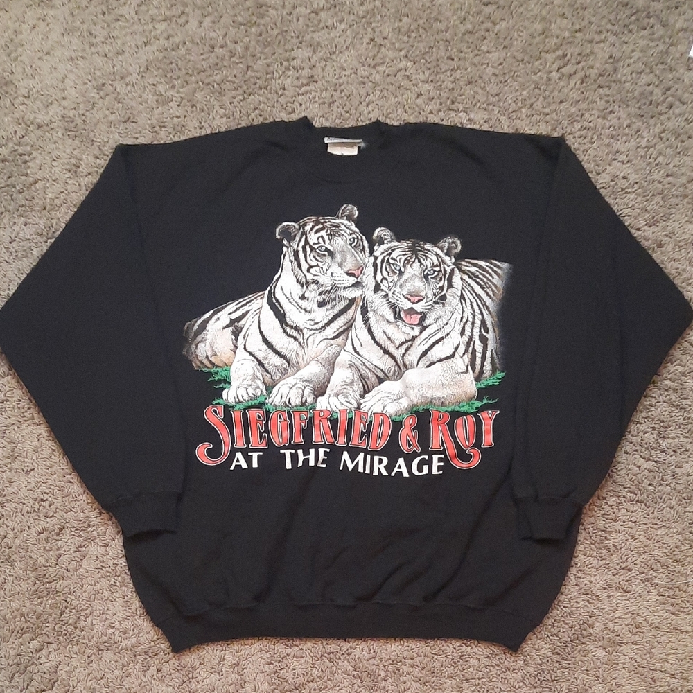 Siegfried and Roy White Tiger Sweatshirt